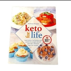 Cookbook KETO FOR LIFE Melissa Sevigny NWT Low Carb